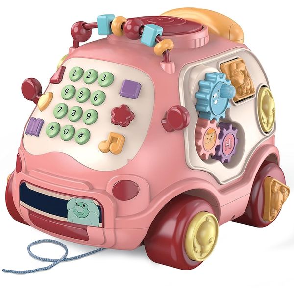 Interactive Toy for Children, Educational Musical Bus Phone