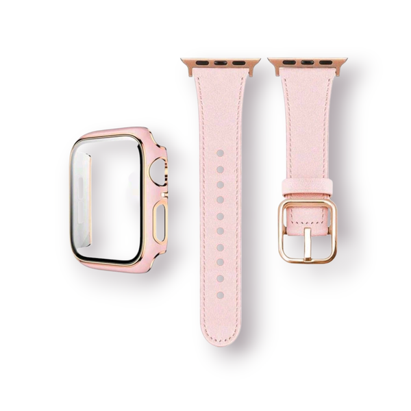 Watch Strap &amp; Protective Case Compatible with Apple iWatch 38 40 42 44MM
