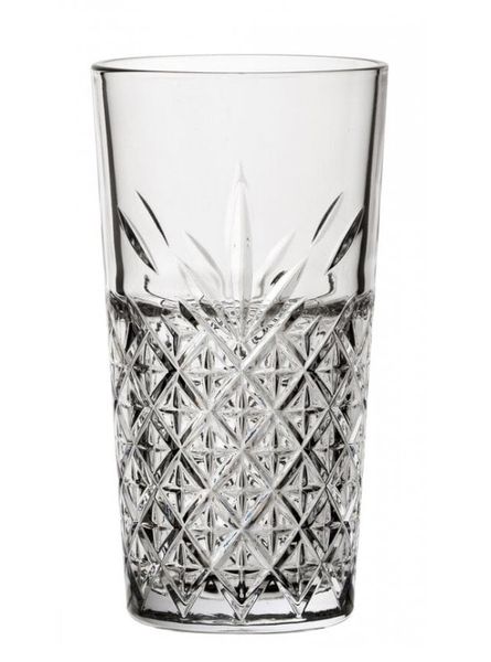 Timeless Hi-Ball 360ml 4 Piece Set Stacking Cut - Glass