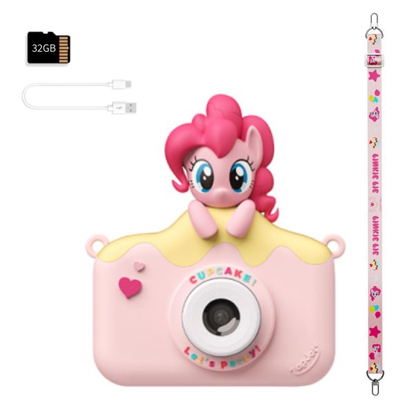 My Little Pony Kids Camera Dual Lens with Filters Toy Camera with SD Card