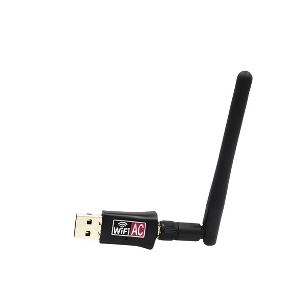 CMU Dual Band USB WiFi Dongle 600Mbps 802.11ac with External Antenna