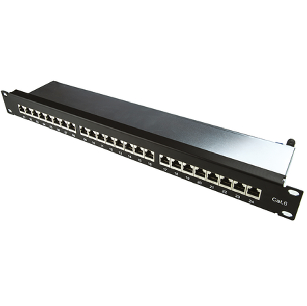 Microworld Patch CAT6 24 Port Populated