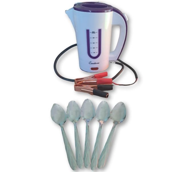 DC Kettle &amp; 5 Tea Spoons
