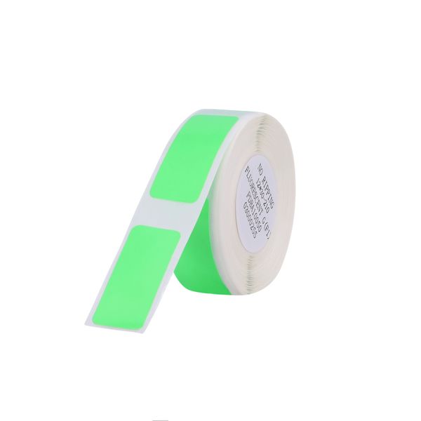 Niimbot- D11/ D110/ D101- R12x30 -210 Labels Per Roll- Bright Green Design