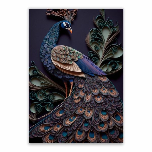 Peacock Decorative Poster - A1