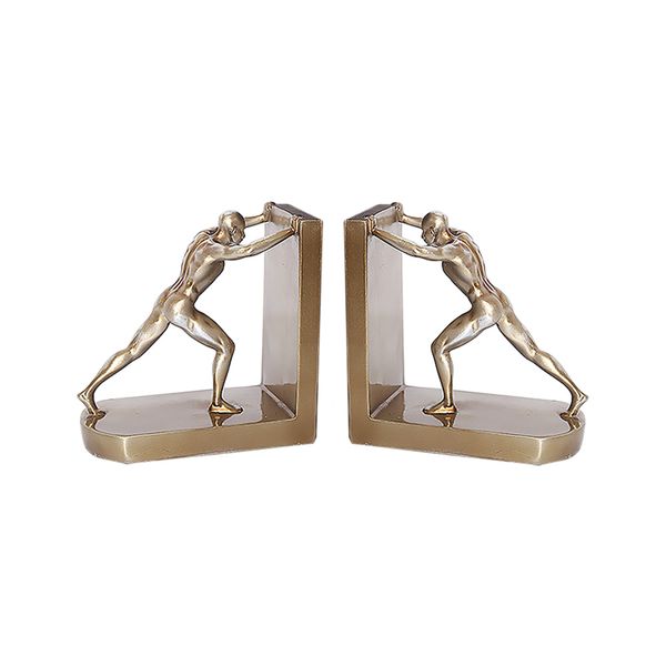 Creative Living Room Bookshelf Decoration Bookends Partition Athletes