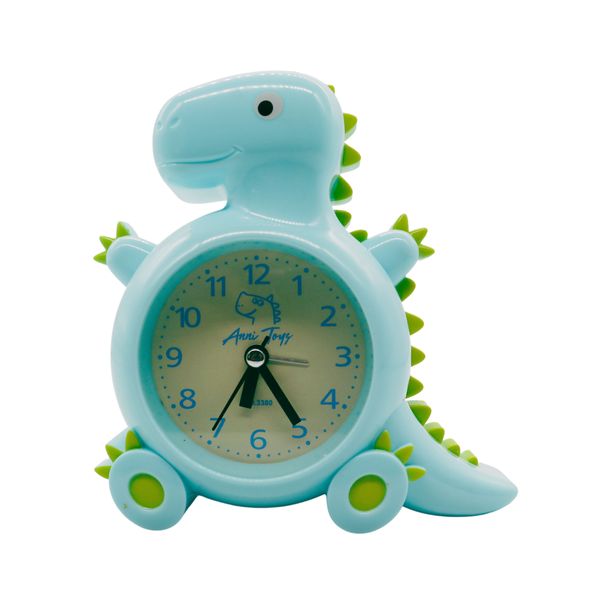 Kids Exquisite Dinosaur Quartz Analog Alarm Clock - Large 20cm