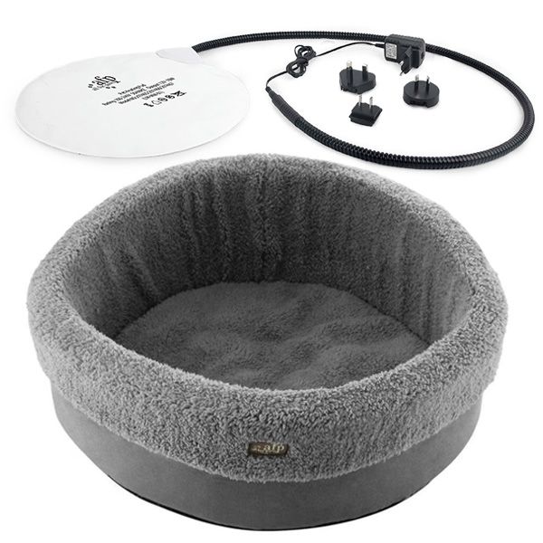 Pet Bed With Heating Pad