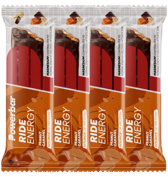 PowerBar Ride Energy Peanut Caramel 55gr (4 Pack)
