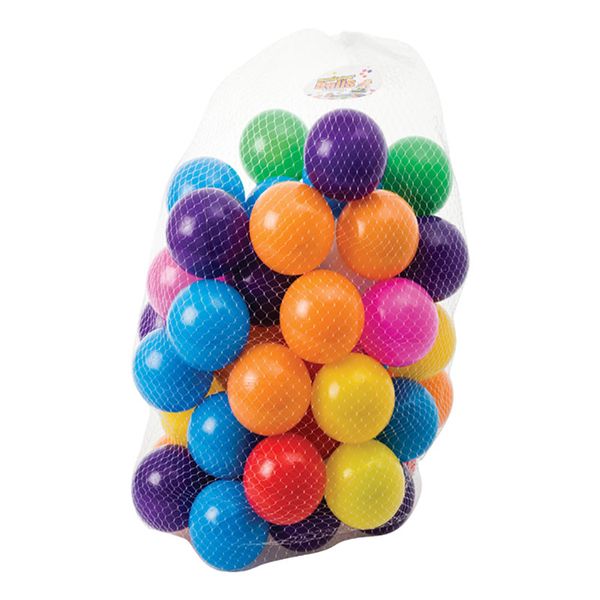 Balls Fun - Children's Toys - Assorted Colours - 8cm - 50 Pieces