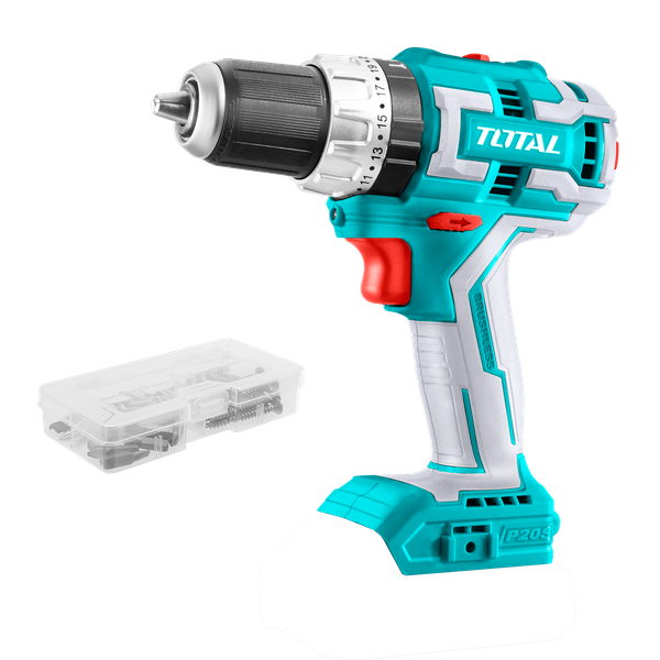 Total Tools 20V Lithium-Ion 13mm Brushless Impact Drill