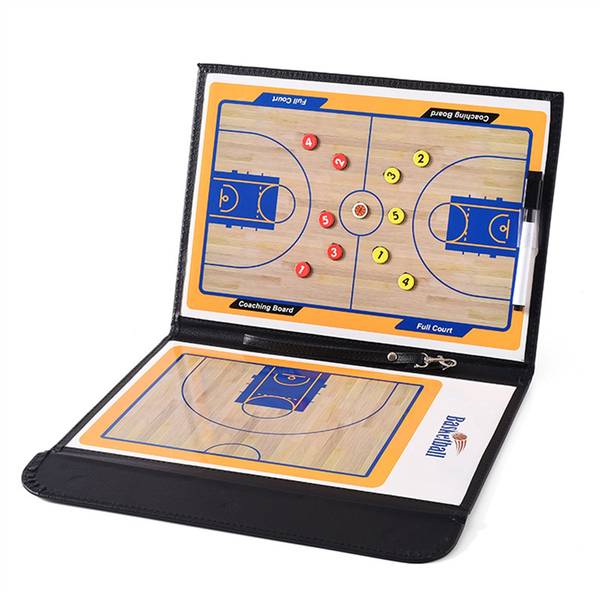 Foldable Magnetic Tactic-Board Basketball Game Training Clipboard