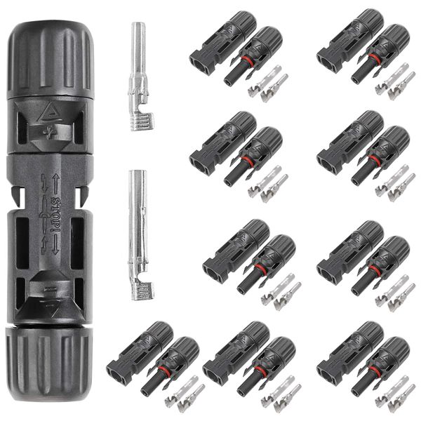 Solar Panel cable connectors - 10 pairs