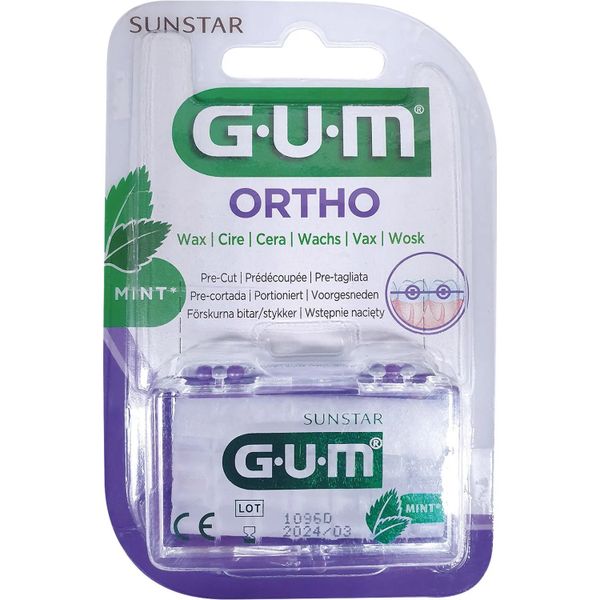 Sunstar GUM Orthodontic Wax - Mint