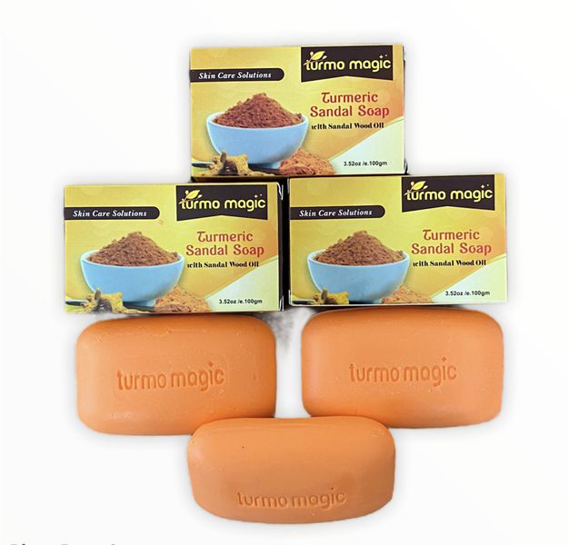 Turmo Magic Soap Turmeric Pack Of 3
