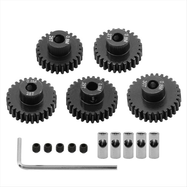 0.8M Motor Gear Set for 1/10 Rc Rigs Crawler 26T+27T+28T+29T+30T