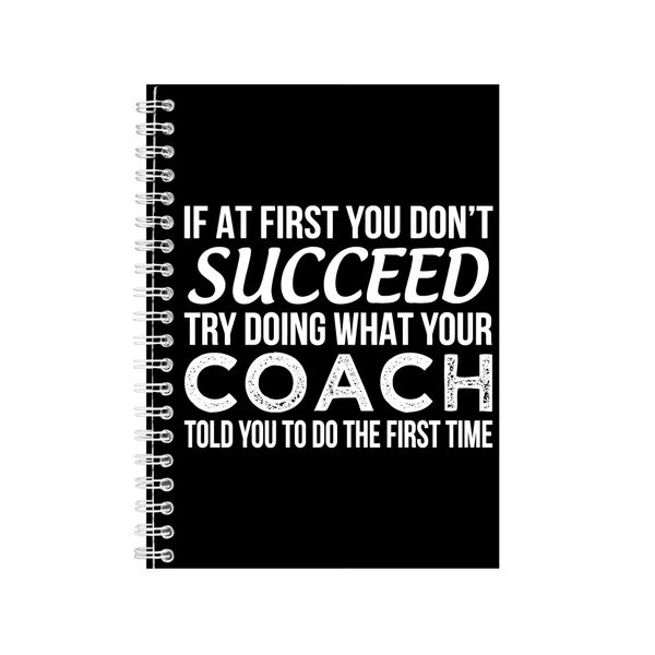 Coach Notebook Coaching Gift Idea Writing Book Notepad Pad 31