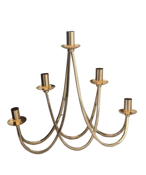 Golden Candle Stand Holder