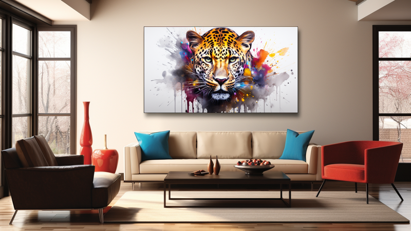 Leopard Elegence Portrait - Hd0208 image