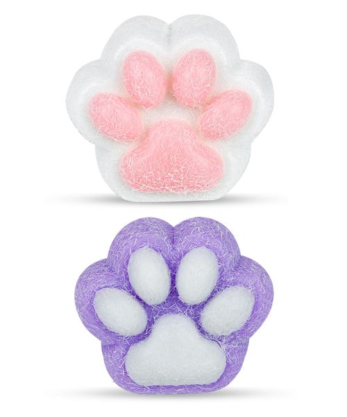 Squishy Cat Paw Squeeze Toys, Sticky Squeeze Fidget Toys for Stress Relief