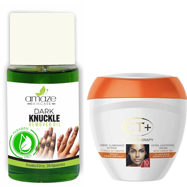 Dark Knuckles Remover Oil &amp; CT+ Clear Therapy Extra Brightening Cream