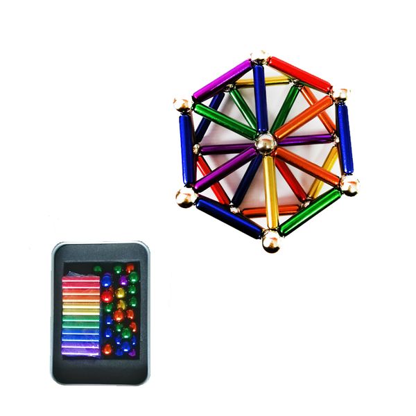Magnetic Building Blocks (Multi-Colour)