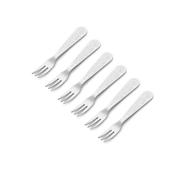 Carrol Boyes cake fork set of 6- Aster