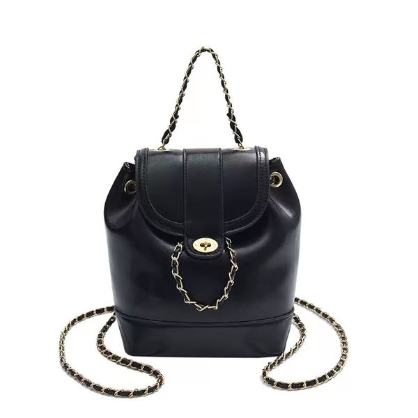 Women's Backpack Handbag Black Design Compact Size Stylish And Practical