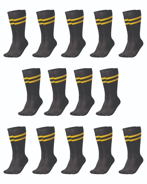 Set Of 14 Pairs - Black/Gold image