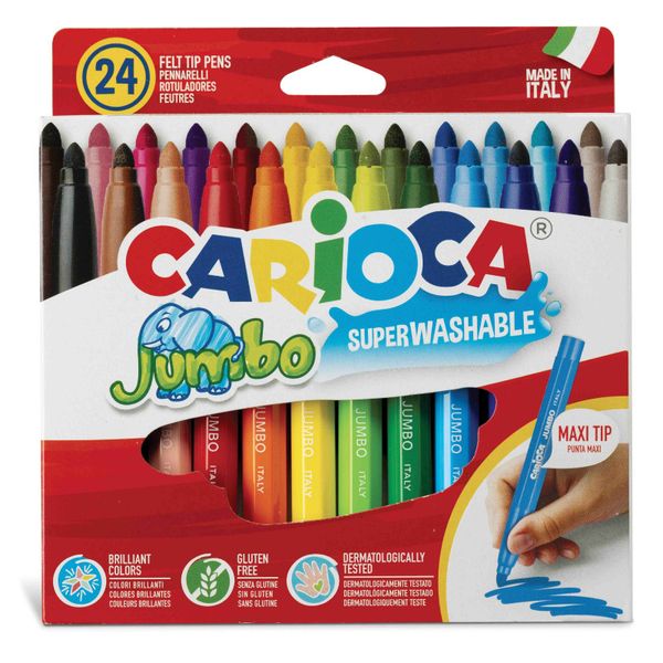 Carioca Jumbo Felt Tip Pens