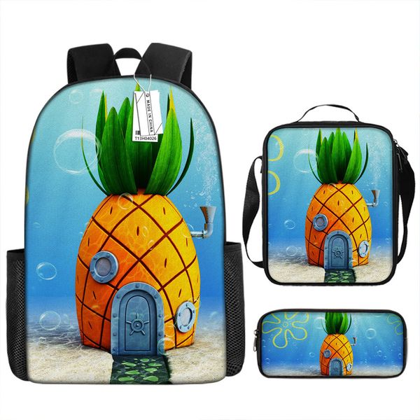 Bag, Lunch Box &amp; Pencil Case Spongebob image