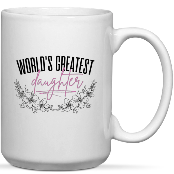 World's Greatest Daughter Birthday Christmas Gift Mug