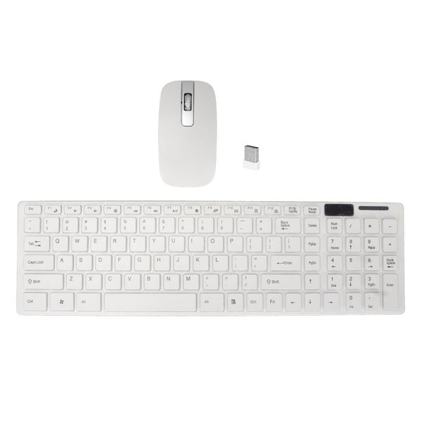 Wireless Keyboard Mouse Office 78 Key Ultra Thin