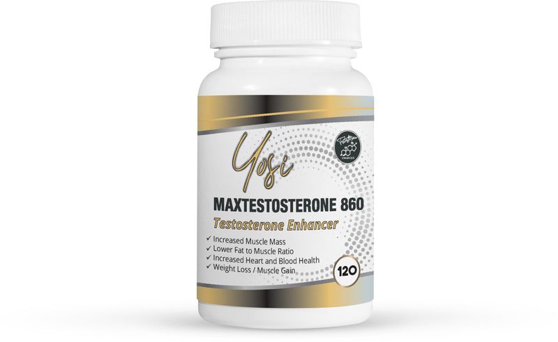 Yosi Max Testosterone860 - Testosterone Enhancer 120 Capsules