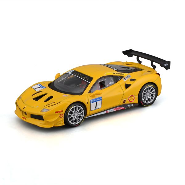 Bburago 1/43 Ferrari 488 Challenge 2017 (10cm Long)