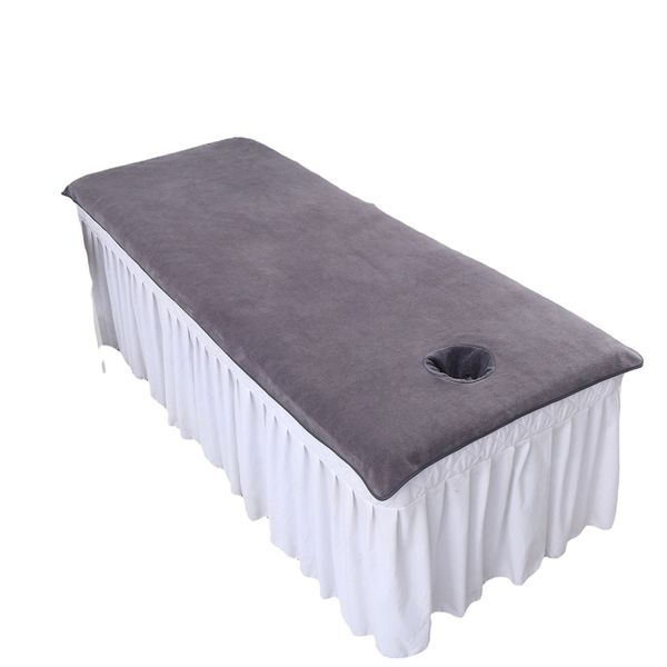 Massage Bed Cover Sheet with Hole,bed making in beauty salon,SPA Bedcloth.