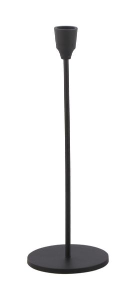 Elegant Dinner Candle Holder - Black Finish