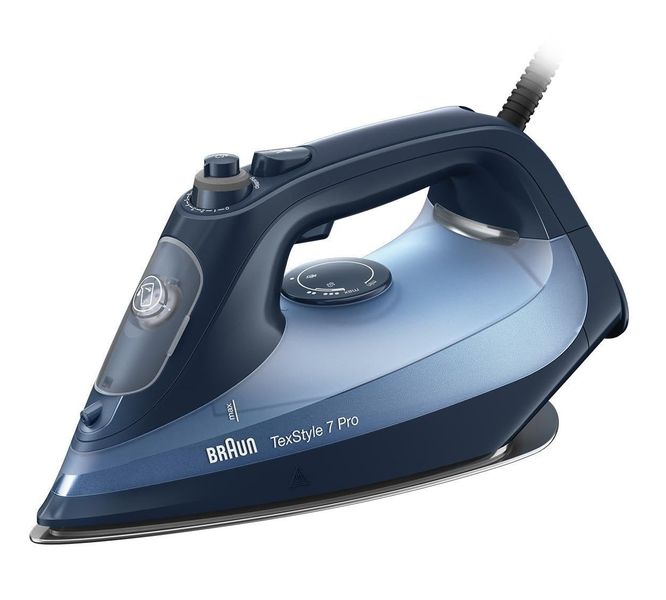 Braun TexStyle 7 Pro SI7160BL Steam Iron 3000W EloxalPlus Soleplate 300ml