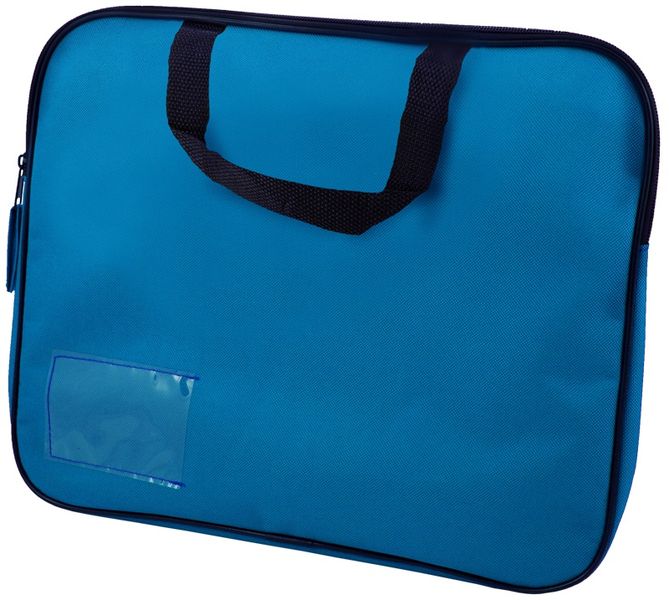 Butterfly Book Bag - With Handle (Blue) A4