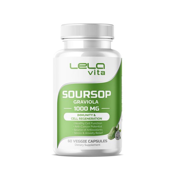 Graviola Soursop 1000mg Veggie Capsules