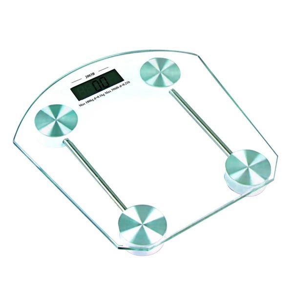 Electronic Personal Body Weight Scale - Glass
