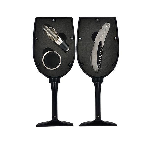3 Pieces/Set Wine Bottle Corkscrew &amp; Accessory Gift Set