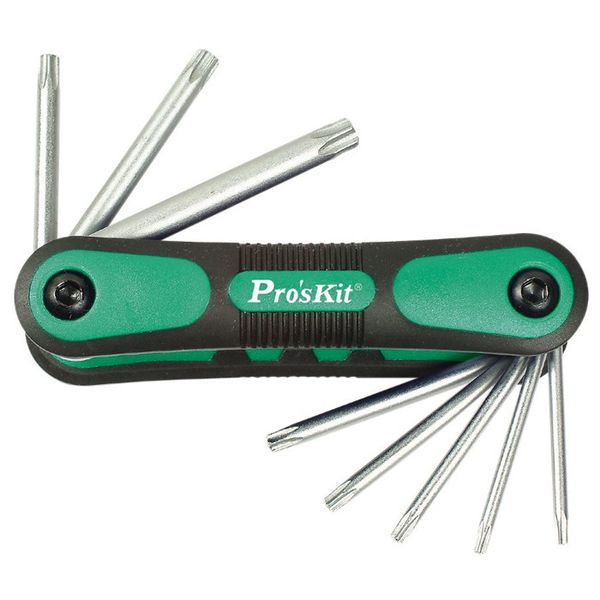 PRK HW-121L 8-Piece Folding Star Key Set (T9H to T40H)