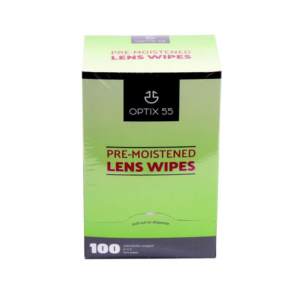 Pre-Moistened Lens Cleaning Wipes - 100 Cloths for Glasses &amp; Cameras