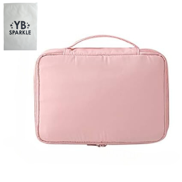 Large Capacity Cosmetic Bag Makeup &amp; YB Sparkle Bag