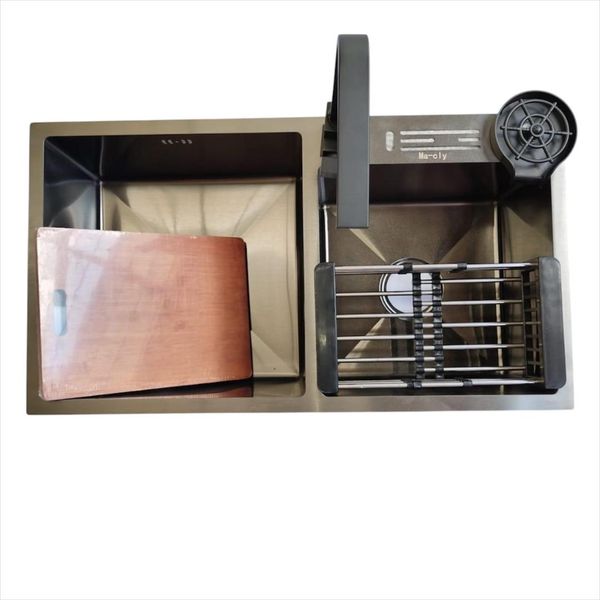Exquisite Double Stainless Steel Kitchen Sink with cup wash