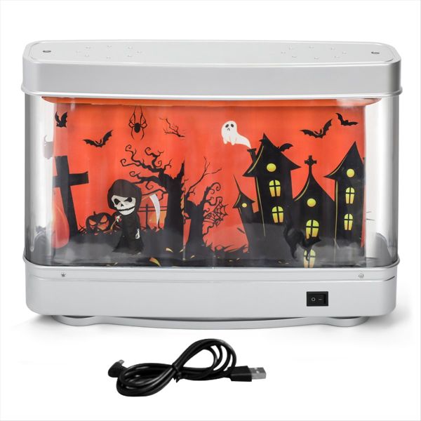 Usb Fish Tank Light Aquarium Decor Halloween