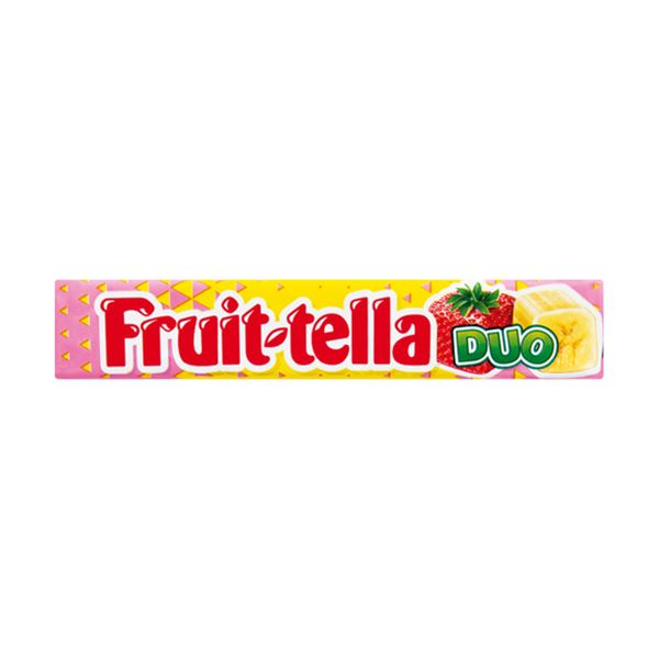 Fruit-tella - Duo Strawberry And Banana Soft Chews - 24 x 38g