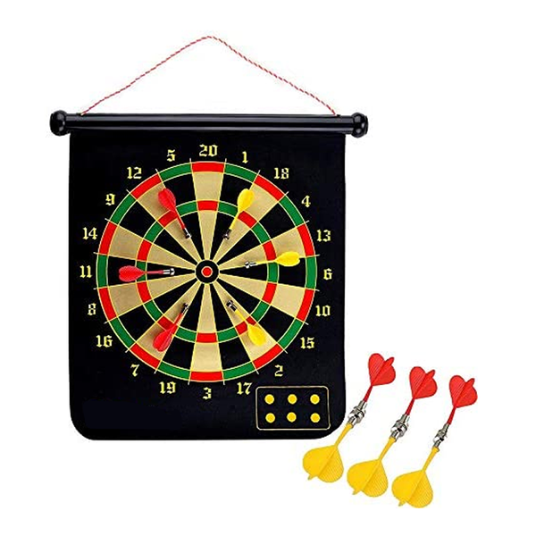 35.5cm Dual Sided Magnetic Dartboard Game 1087039