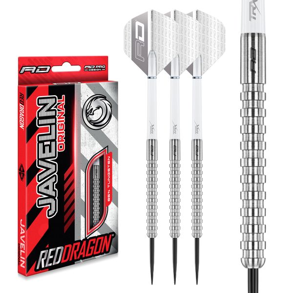 RED DRAGON Javelin Original 24g Tungsten Darts Set with Flights and Shafts